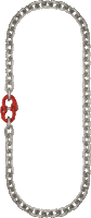 Řetěz nekonečný průměr 10 mm, užitná délka 2,5 m, třída 8 GAPA - 1/2